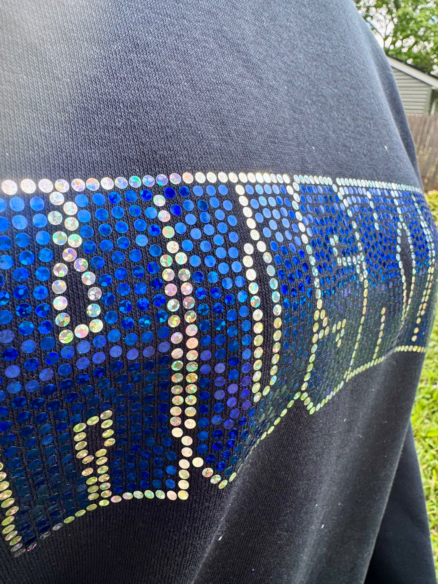 Huskies spangle crewneck