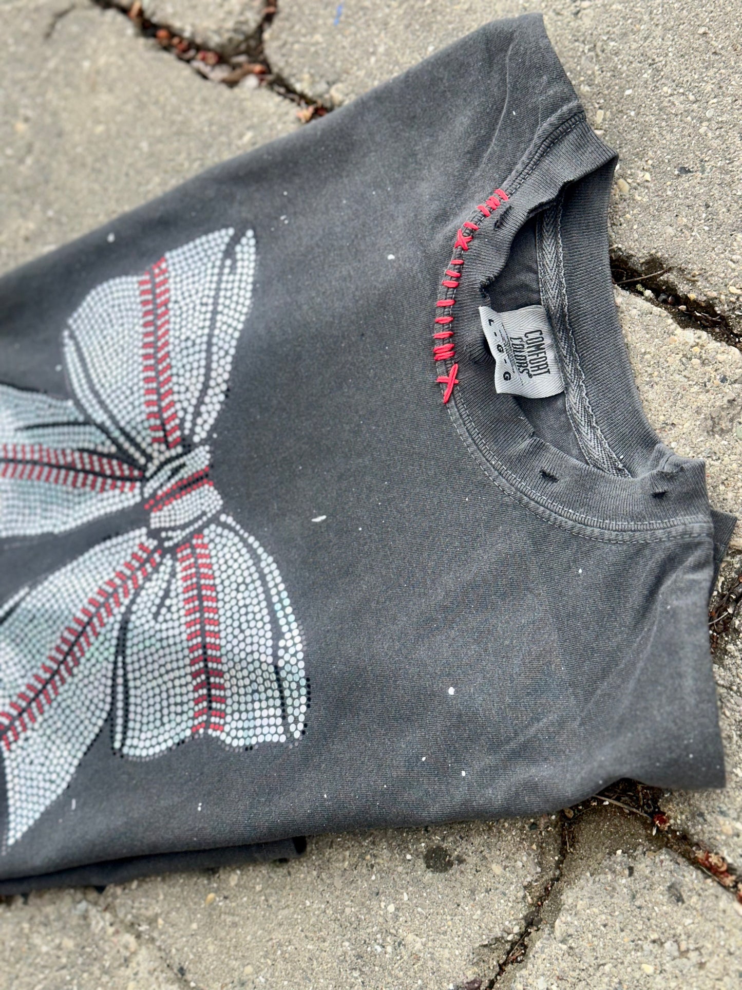 Baseball spangle stitch-comfort colors
