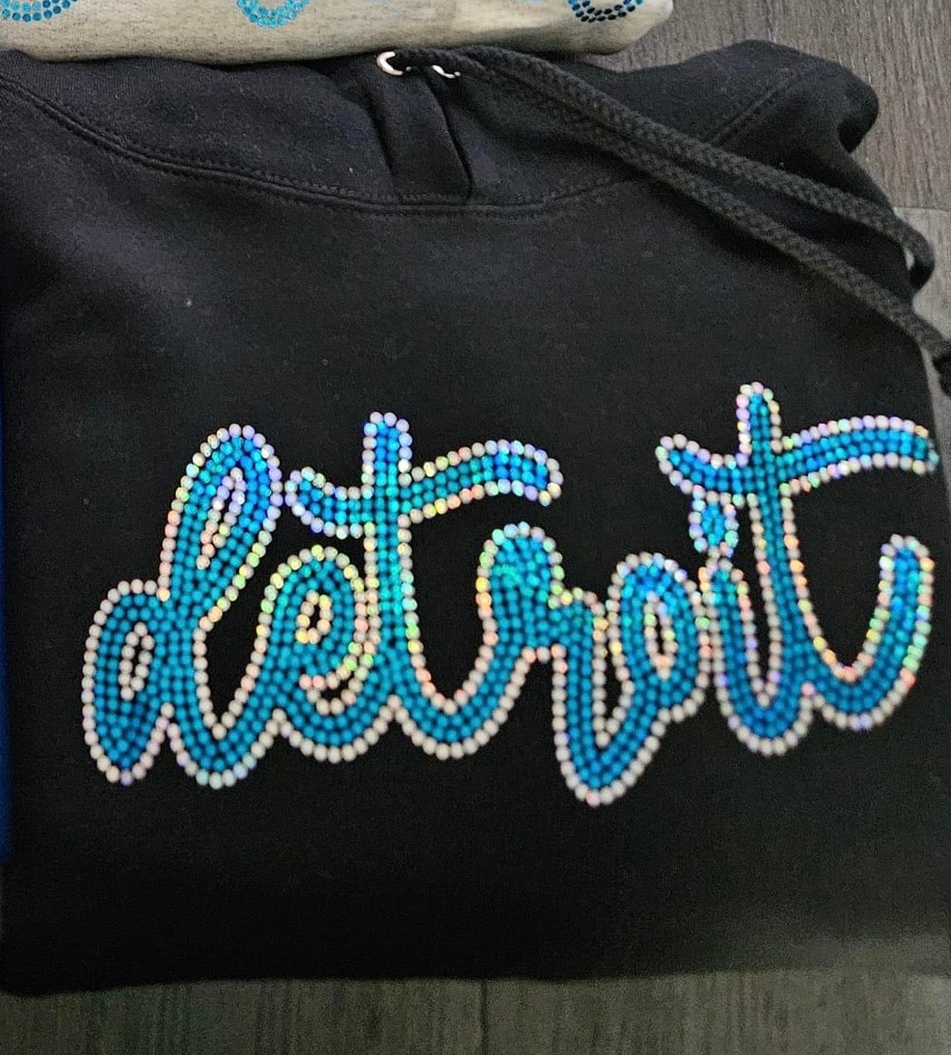 Detroit colored spangles-Flat