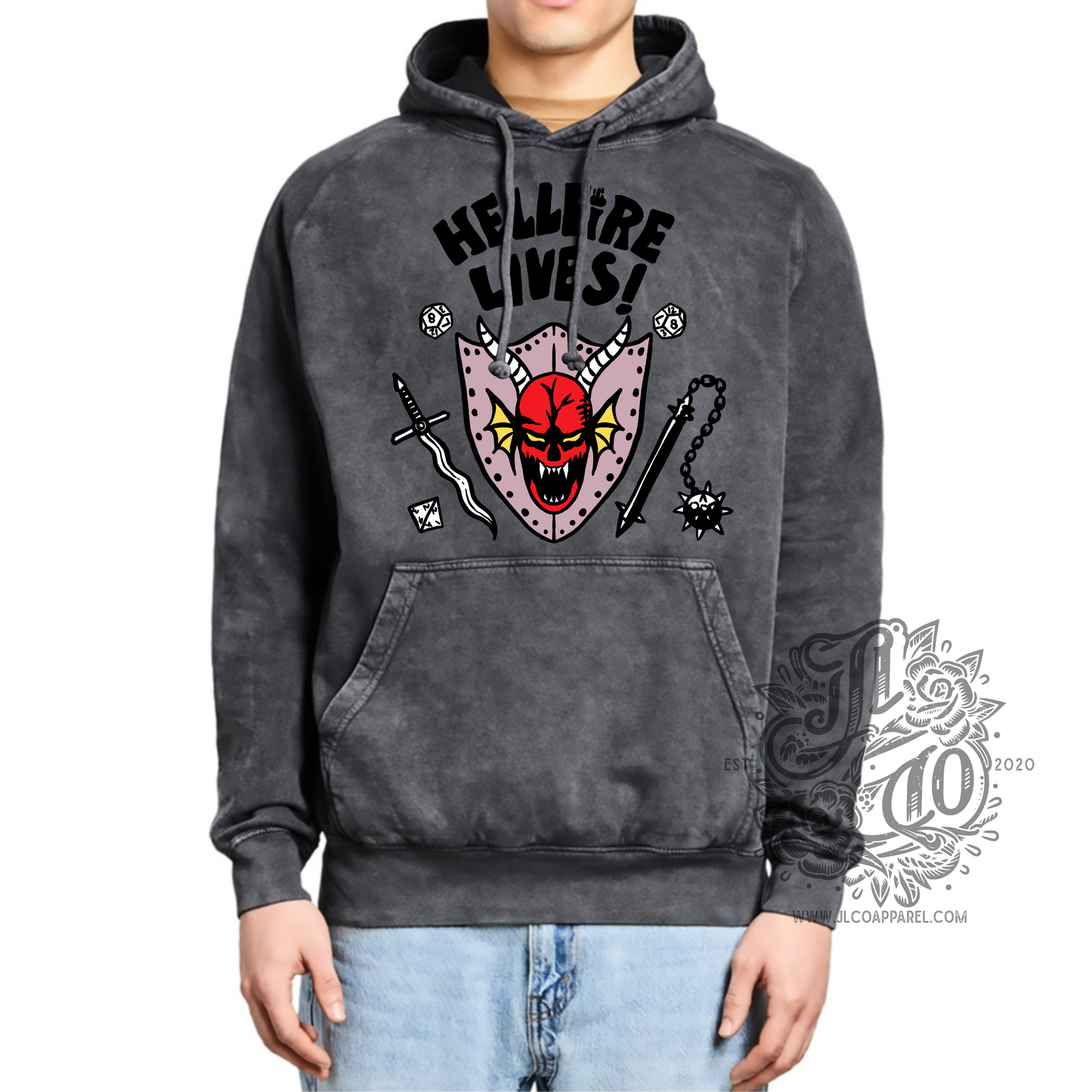 Hellfire Raglan Hoodie