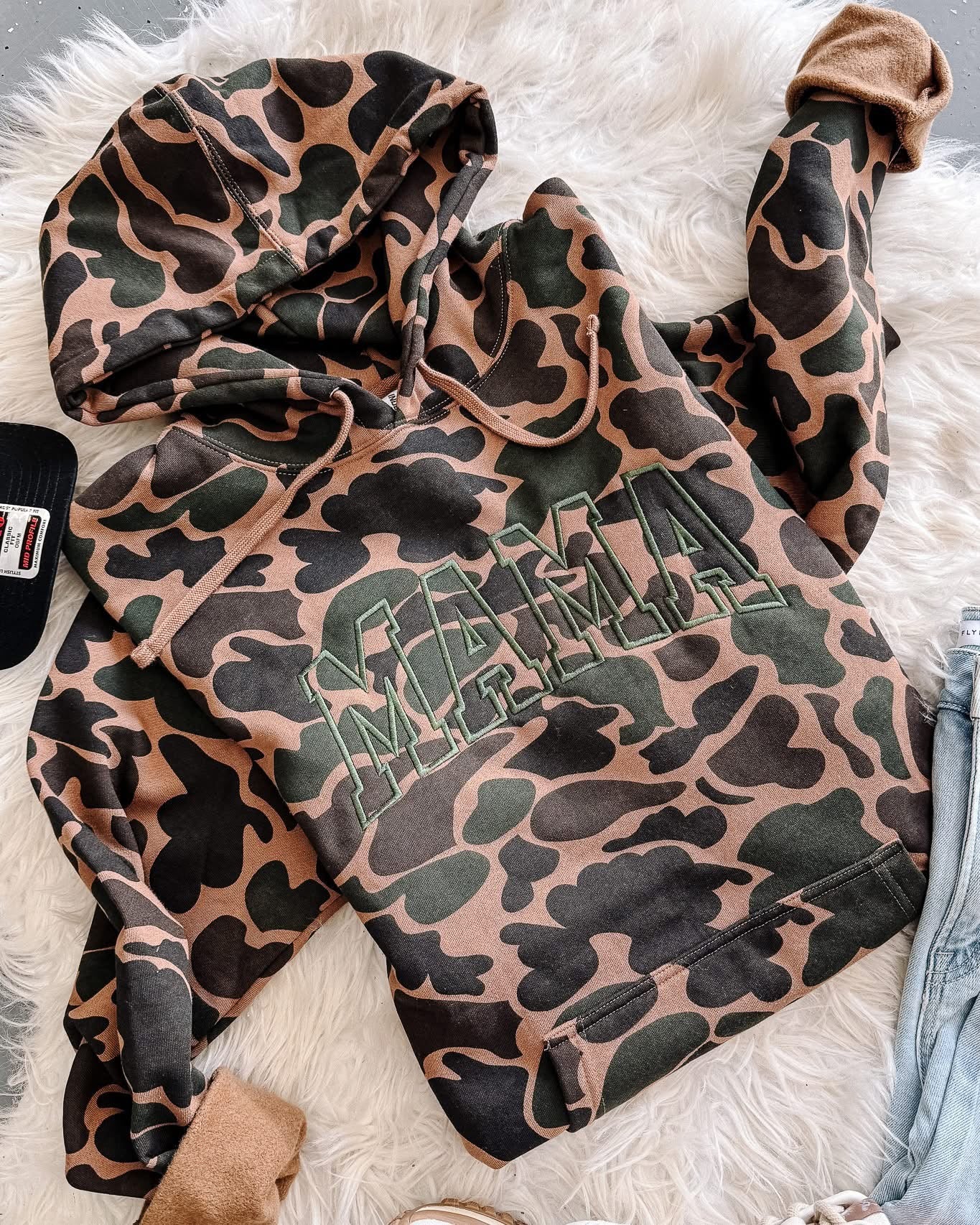 Duck camo embroidery