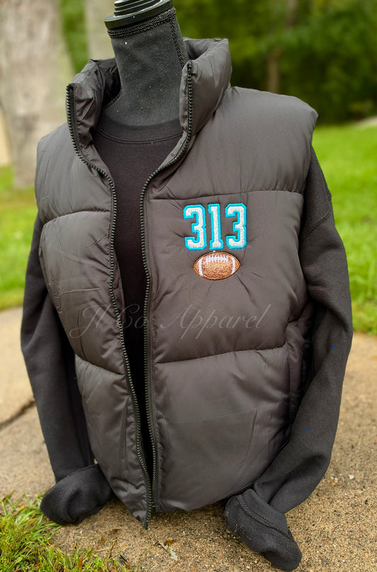 Lions Embroidered Vest