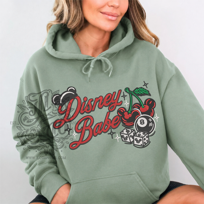 Embroidered D Babe Solid
