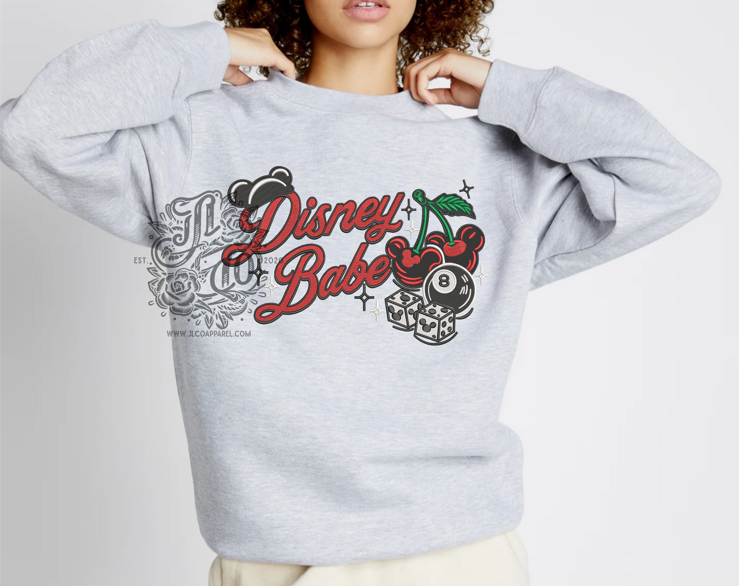 Embroidered D Babe Solid