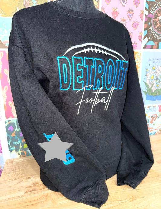 Detroit Embroidered Crewneck