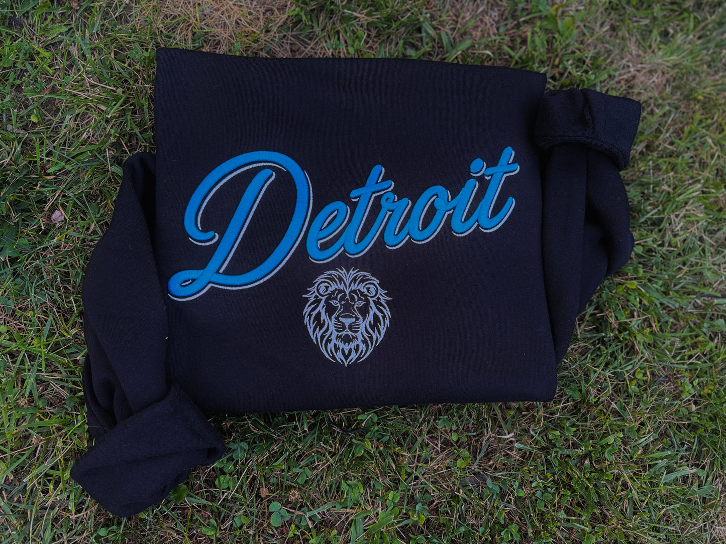 Detroit Puff Embroidered Crewneck