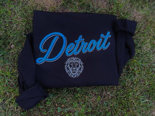 Detroit Puff Embroidered Crewneck