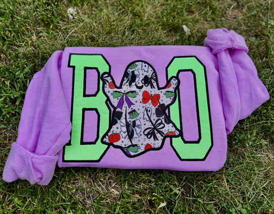 Embroidered Comfort Colors BOO Crewneck