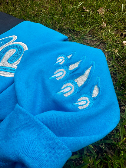 Embroidered Claw Football Crew