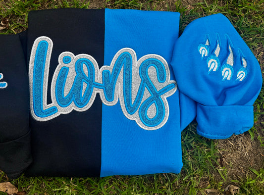 Embroidered Claw Football Crew