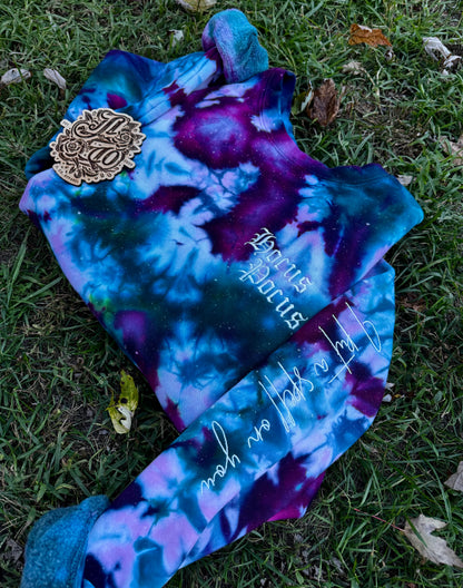 Embroidered HP dyed crewneck