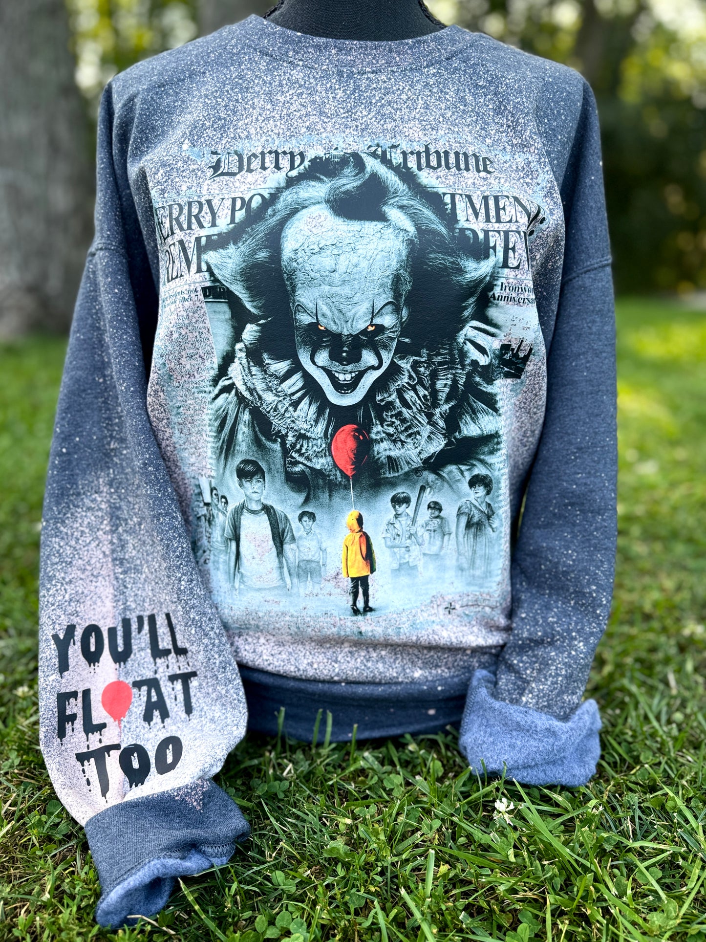 You’ll float too bleached crewneck