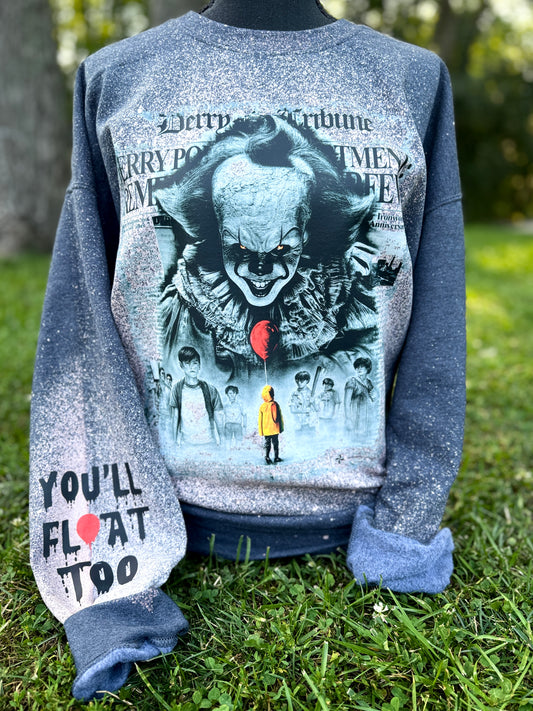 You’ll float too bleached crewneck