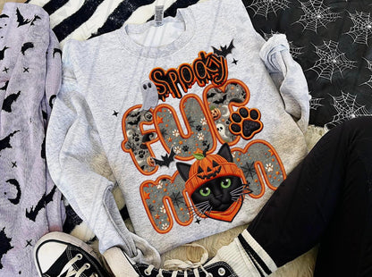CUSTOMIZED Faux Embroidered/Glitter Fur Mom