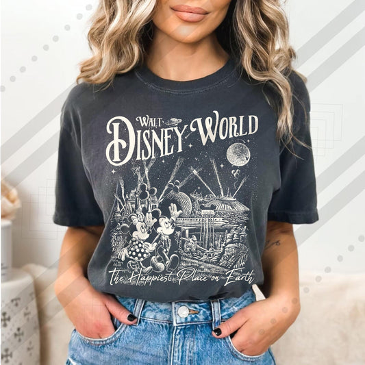 Vintage mouse castle-White