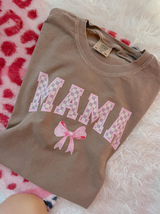 Pink bow mama