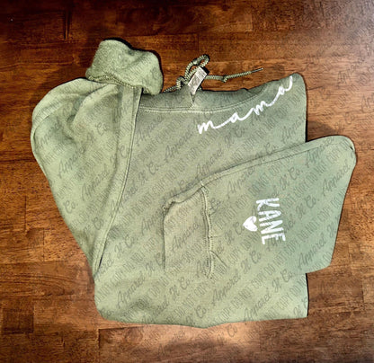 CUSTOM mama hoodie