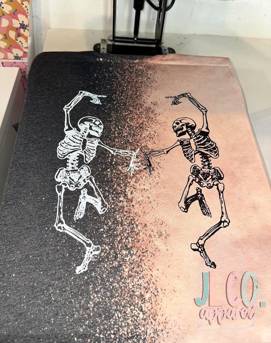 Bleached Dancing Skelly