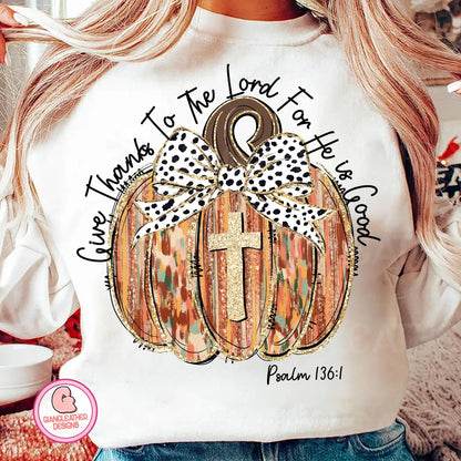 Psalm 136:1 Pumpkin