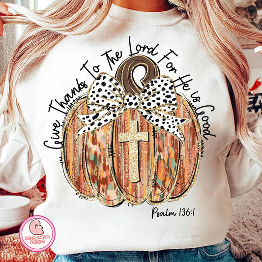Psalm 136:1 Pumpkin