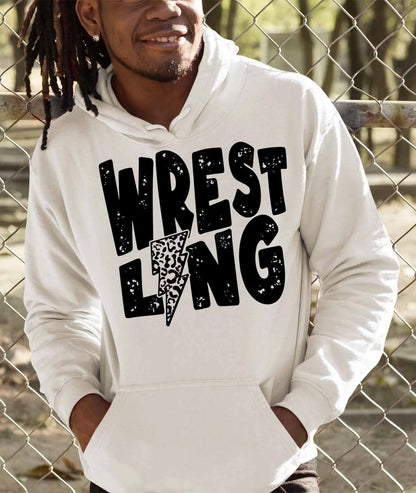 Wrestling leopard