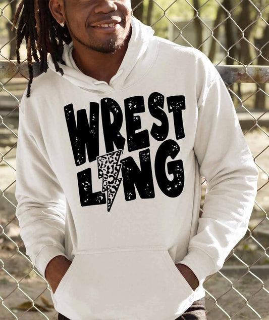Wrestling leopard