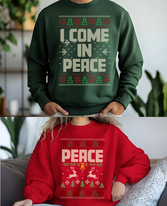 I come in peace