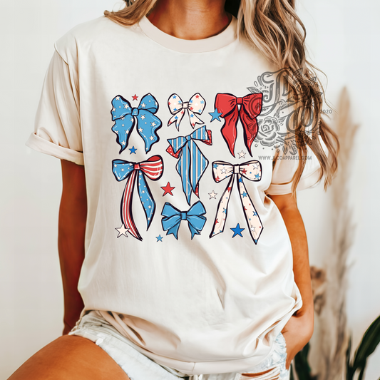 Patriotic bow